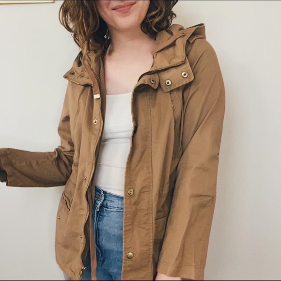 Love Tree Brown Hooded Jacket - Picture 3 of 9